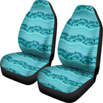 Boho Dolphin Pattern Print Universal Fit Car Seat Covers