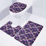 Boho Dream Catcher Pattern Print 3 Piece Bath Mat Set