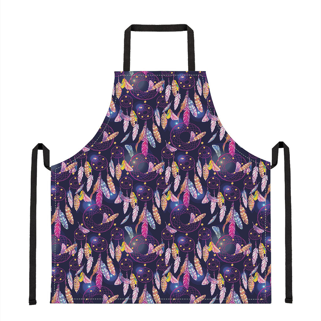 Boho Dream Catcher Pattern Print Apron