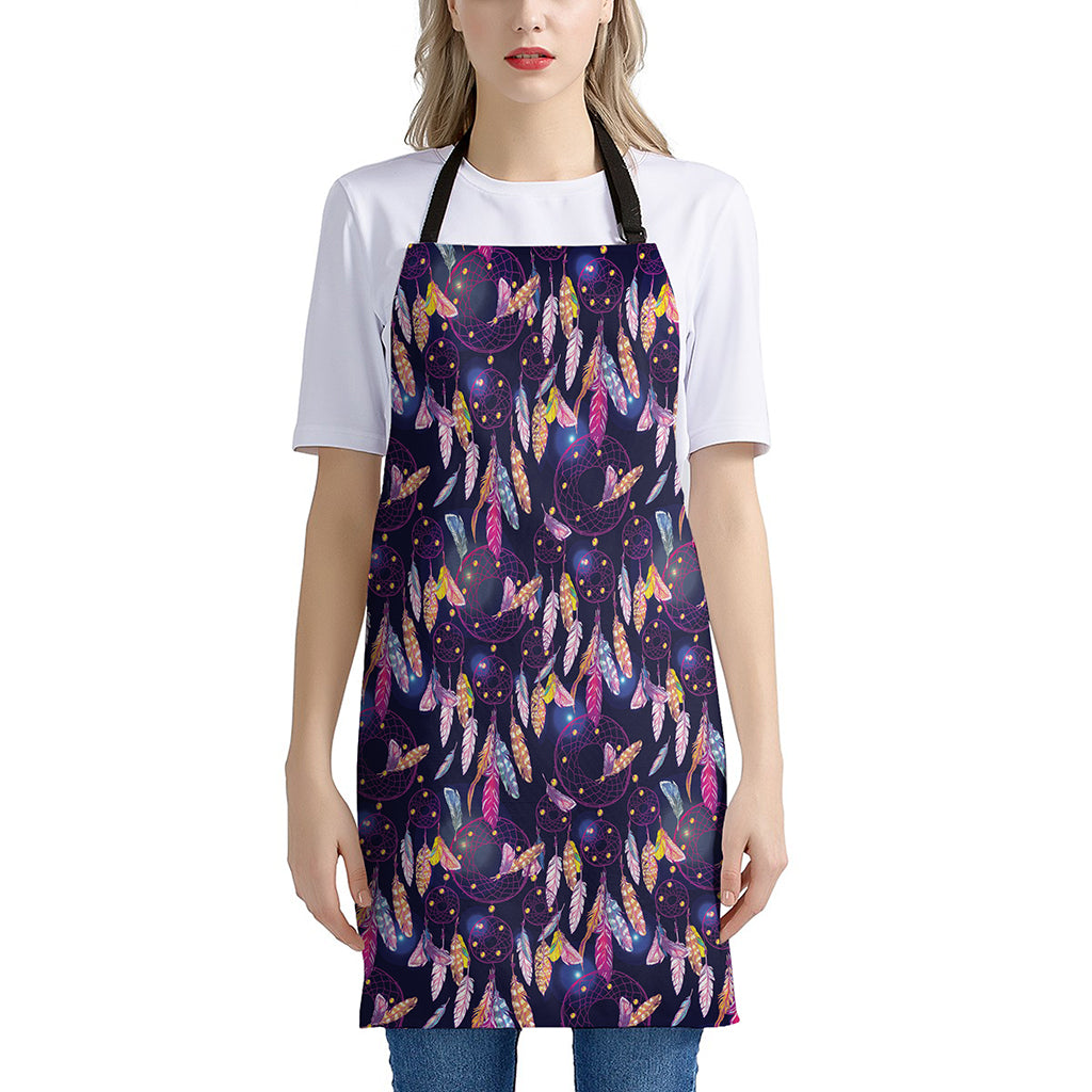 Boho Dream Catcher Pattern Print Apron