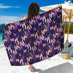 Boho Dream Catcher Pattern Print Beach Sarong Wrap