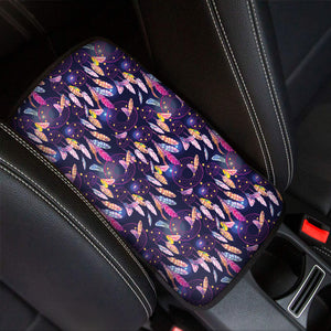 Boho Dream Catcher Pattern Print Car Center Console Cover