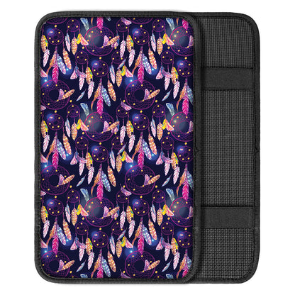 Boho Dream Catcher Pattern Print Car Center Console Cover