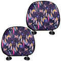 Boho Dream Catcher Pattern Print Car Headrest Covers