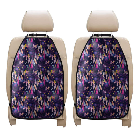 Boho Dream Catcher Pattern Print Car Seat Organizers