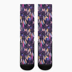 Boho Dream Catcher Pattern Print Crew Socks