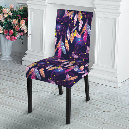 Boho Dream Catcher Pattern Print Dining Chair Slipcover