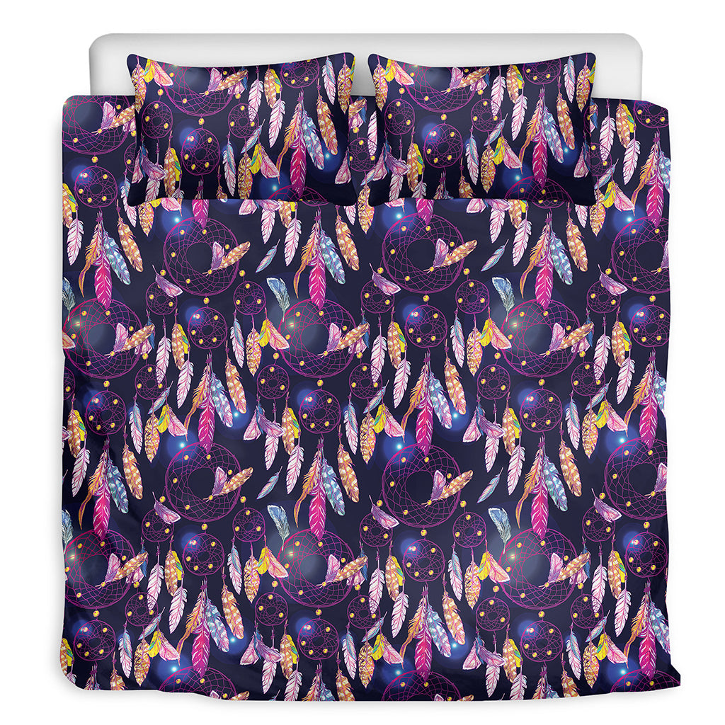 Boho Dream Catcher Pattern Print Duvet Cover Bedding Set