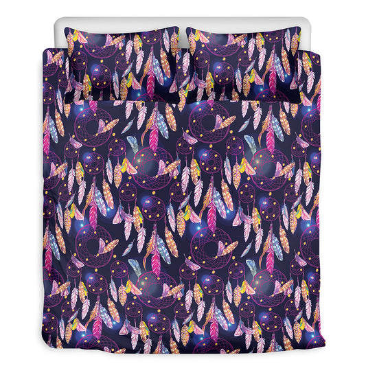 Boho Dream Catcher Pattern Print Duvet Cover Bedding Set