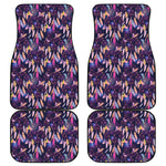 Boho Dream Catcher Pattern Print Front and Back Car Floor Mats