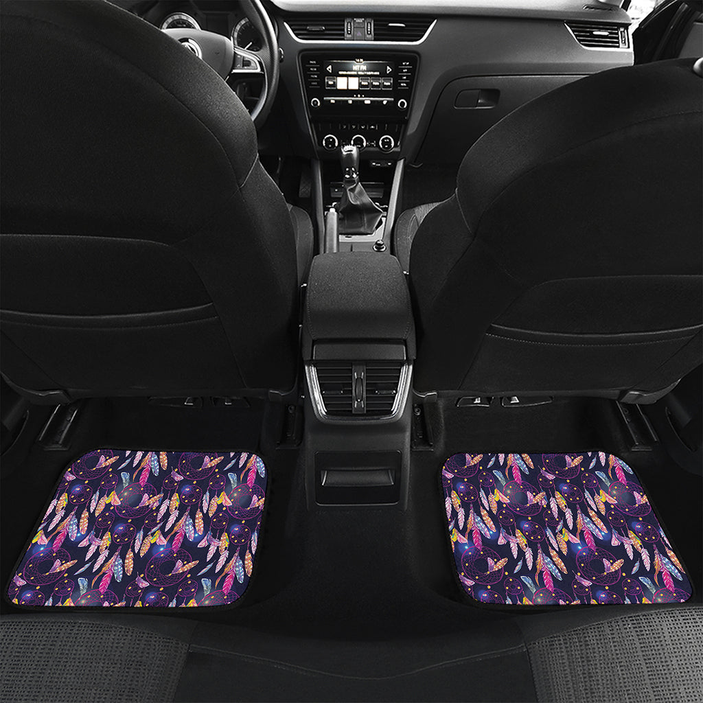 Boho Dream Catcher Pattern Print Front and Back Car Floor Mats