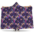 Boho Dream Catcher Pattern Print Hooded Blanket