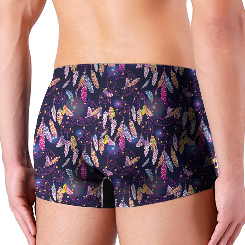 Boho Dream Catcher Pattern Print Men's Boxer Briefs