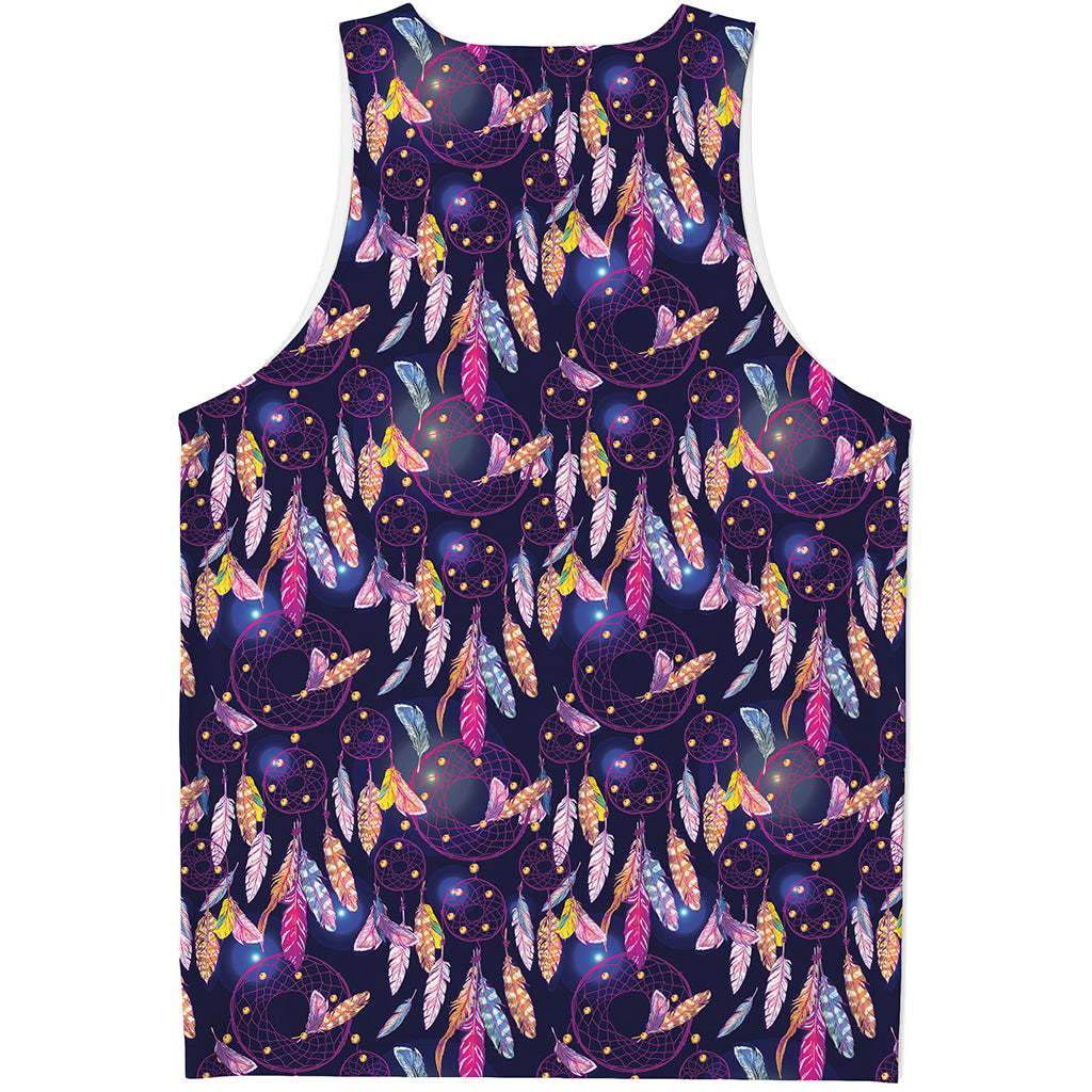 Boho Dream Catcher Pattern Print Men's Tank Top