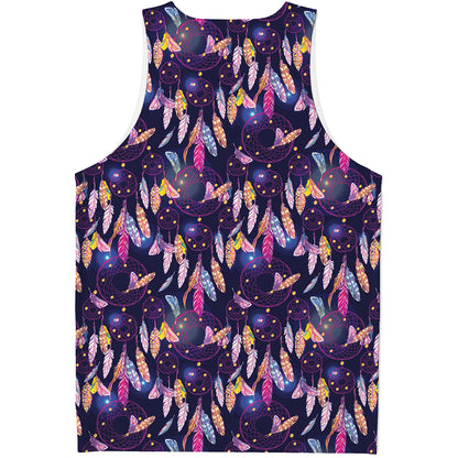 Boho Dream Catcher Pattern Print Men's Tank Top