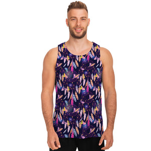 Boho Dream Catcher Pattern Print Men's Tank Top