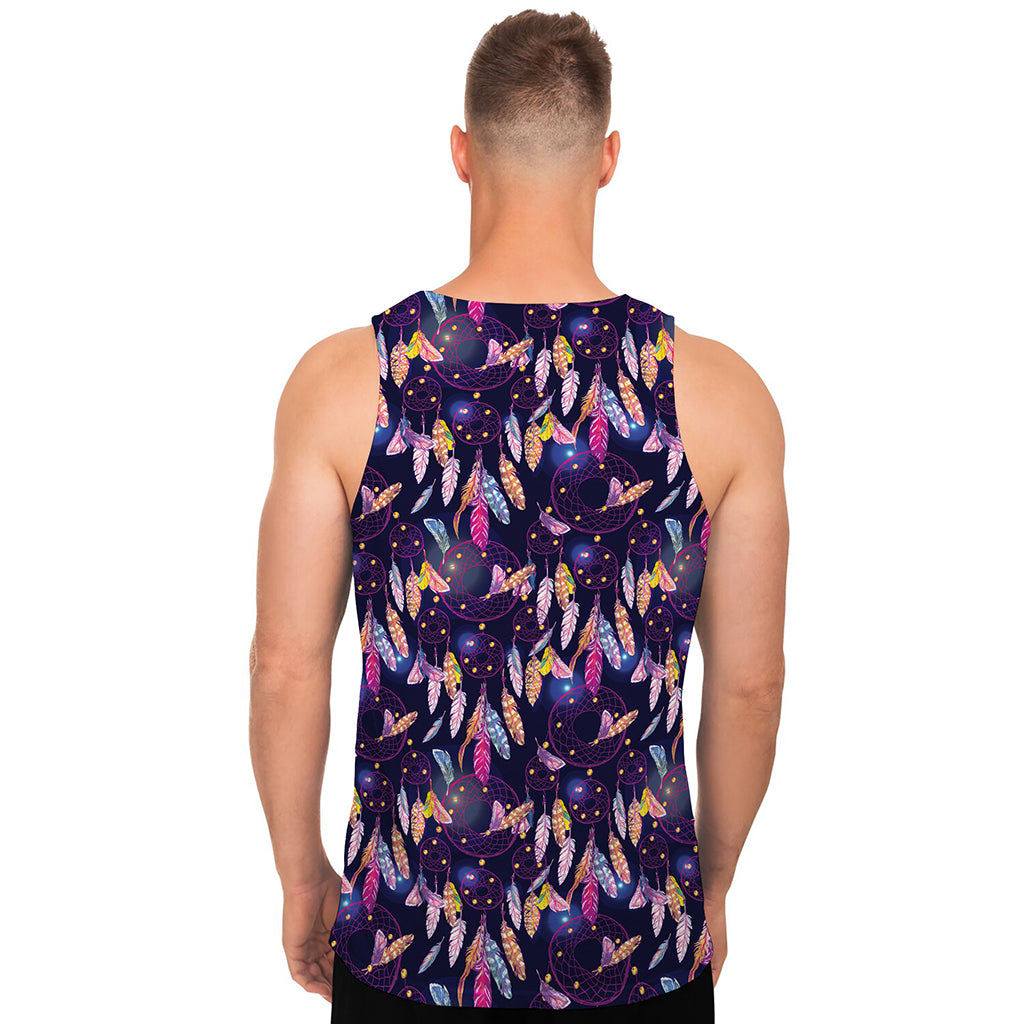 Boho Dream Catcher Pattern Print Men's Tank Top