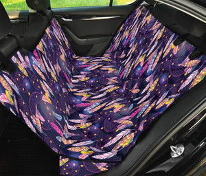 Boho Dream Catcher Pattern Print Pet Car Back Seat Cover