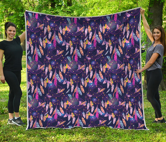 Boho Dream Catcher Pattern Print Quilt