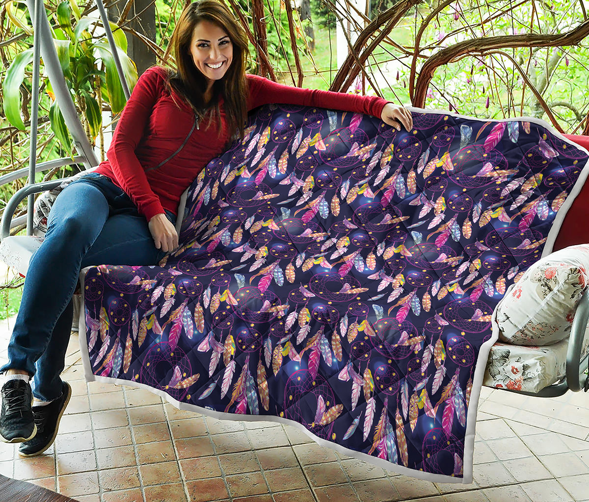 Boho Dream Catcher Pattern Print Quilt