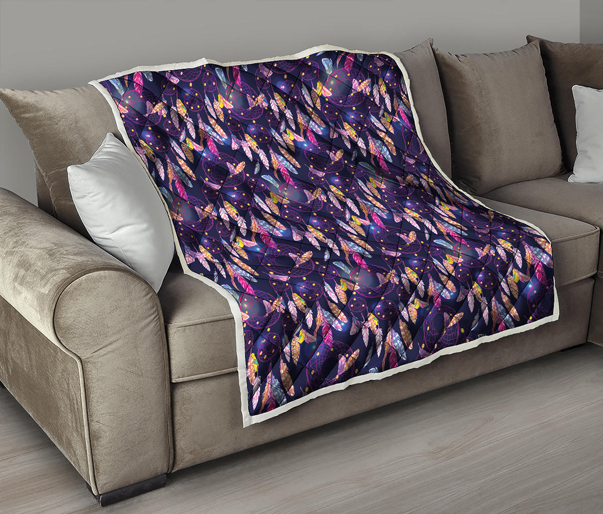 Boho Dream Catcher Pattern Print Quilt