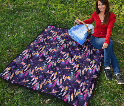 Boho Dream Catcher Pattern Print Quilt
