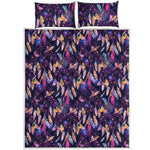 Boho Dream Catcher Pattern Print Quilt Bed Set