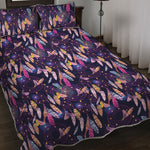 Boho Dream Catcher Pattern Print Quilt Bed Set