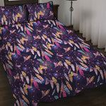 Boho Dream Catcher Pattern Print Quilt Bed Set