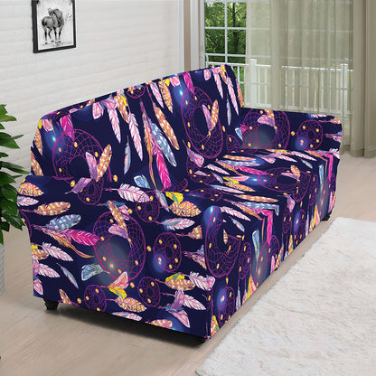 Boho Dream Catcher Pattern Print Sofa Cover