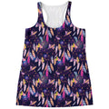 Boho Dream Catcher Pattern Print Women's Racerback Tank Top