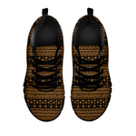 Boho Ethnic Pattern Print Black Sneakers