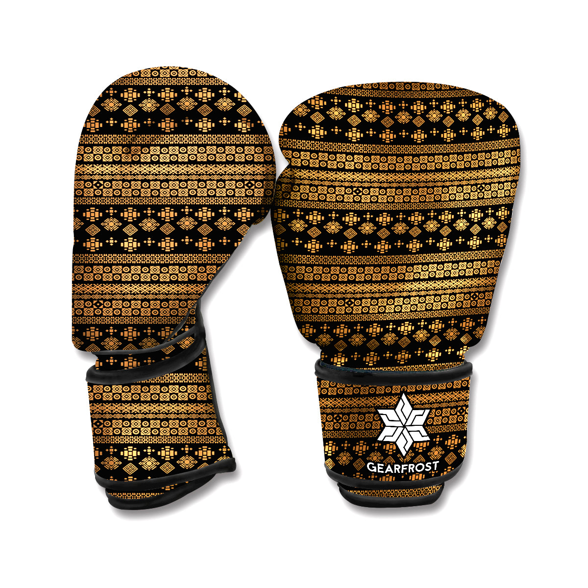 Boho Ethnic Pattern Print Boxing Gloves