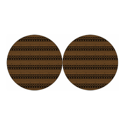 Boho Ethnic Pattern Print Car Coasters