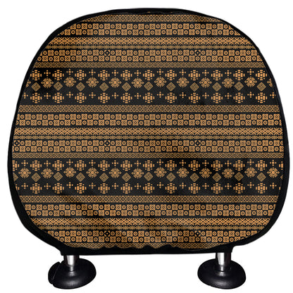 Boho Ethnic Pattern Print Car Headrest Covers