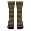 Boho Ethnic Pattern Print Crew Socks