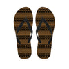 Boho Ethnic Pattern Print Flip Flops