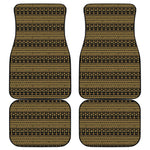 Boho Ethnic Pattern Print Front and Back Car Floor Mats