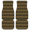 Boho Ethnic Pattern Print Front and Back Car Floor Mats