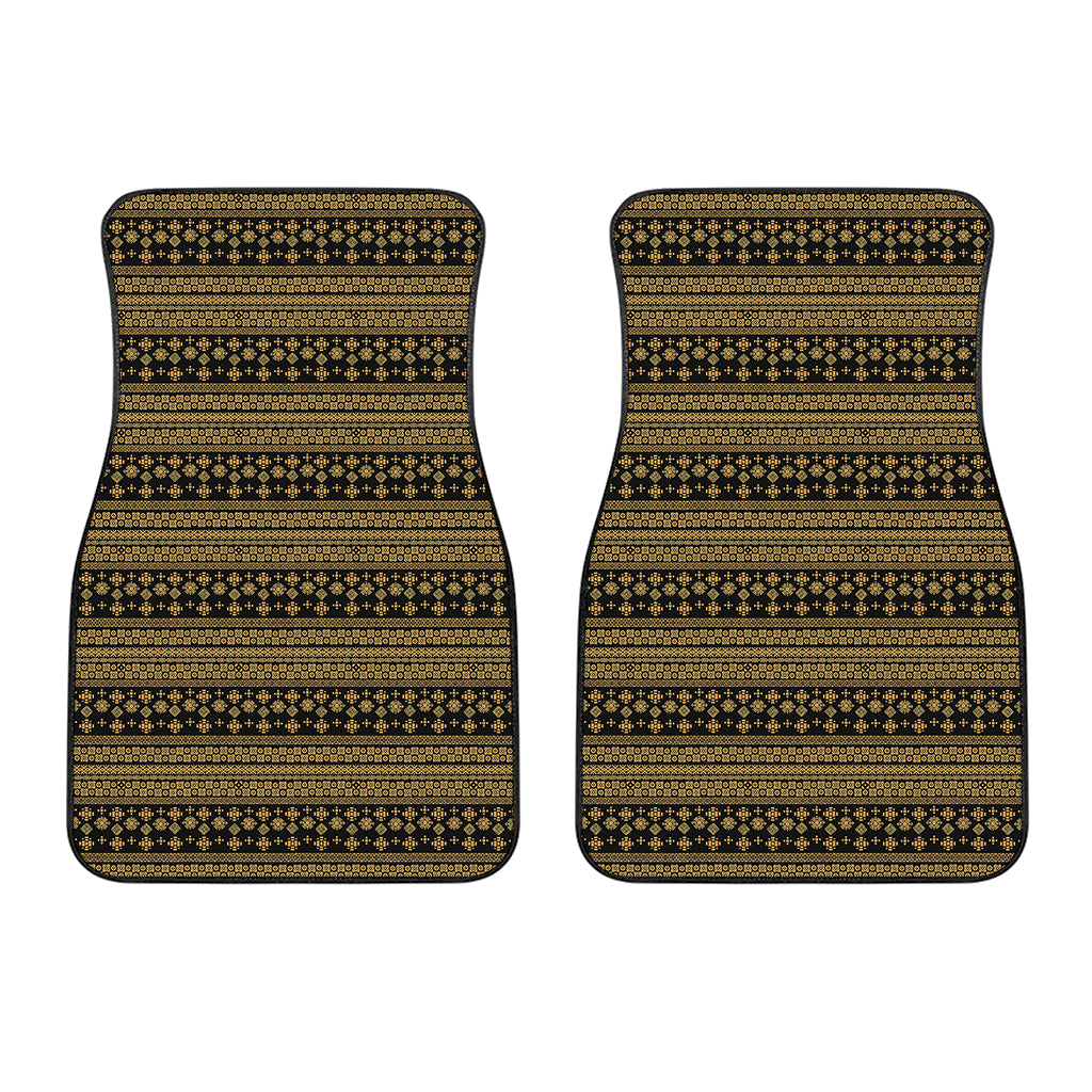 Boho Ethnic Pattern Print Front Car Floor Mats