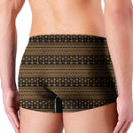 Boho Ethnic Pattern Print Men's Boxer Briefs