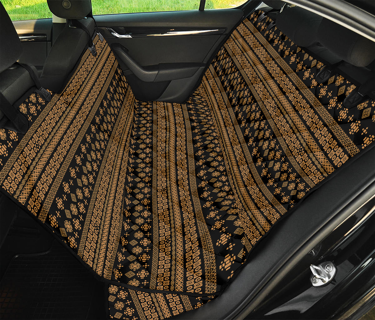 Boho Ethnic Pattern Print Pet Car Back Seat Cover