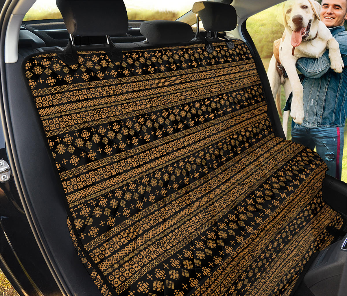 Boho Ethnic Pattern Print Pet Car Back Seat Cover