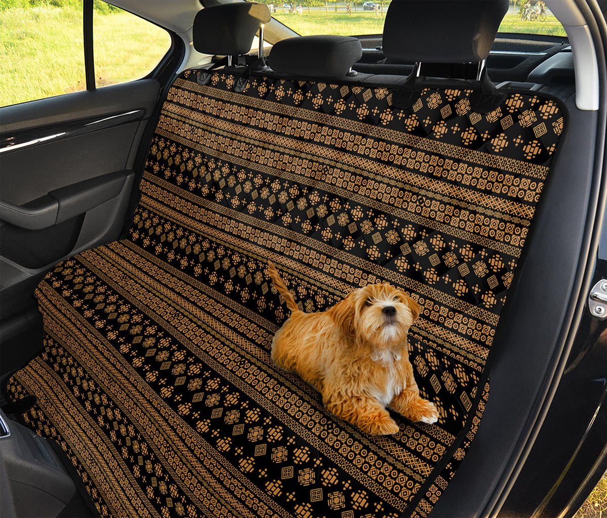 Boho Ethnic Pattern Print Pet Car Back Seat Cover