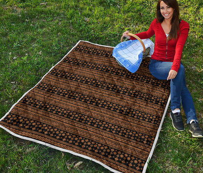 Boho Ethnic Pattern Print Quilt