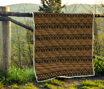 Boho Ethnic Pattern Print Quilt