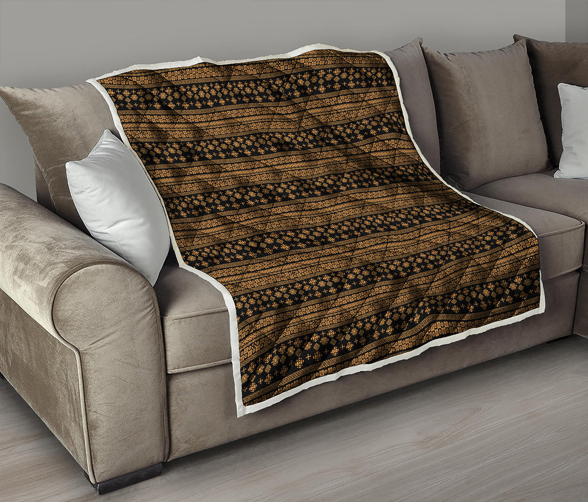 Boho Ethnic Pattern Print Quilt