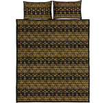 Boho Ethnic Pattern Print Quilt Bed Set