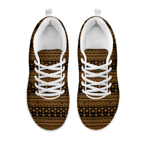 Boho Ethnic Pattern Print White Sneakers