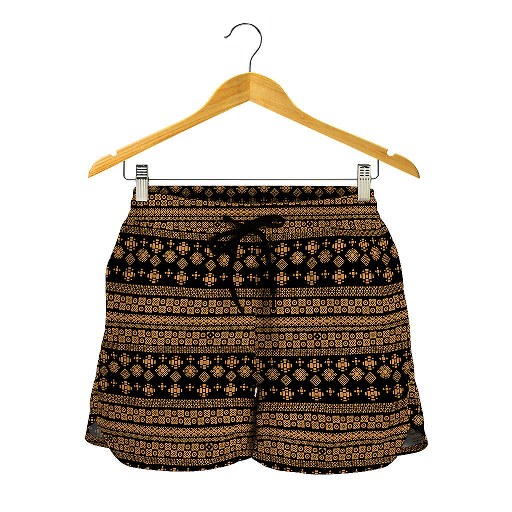 Boho Ethnic Pattern Print Women's Shorts